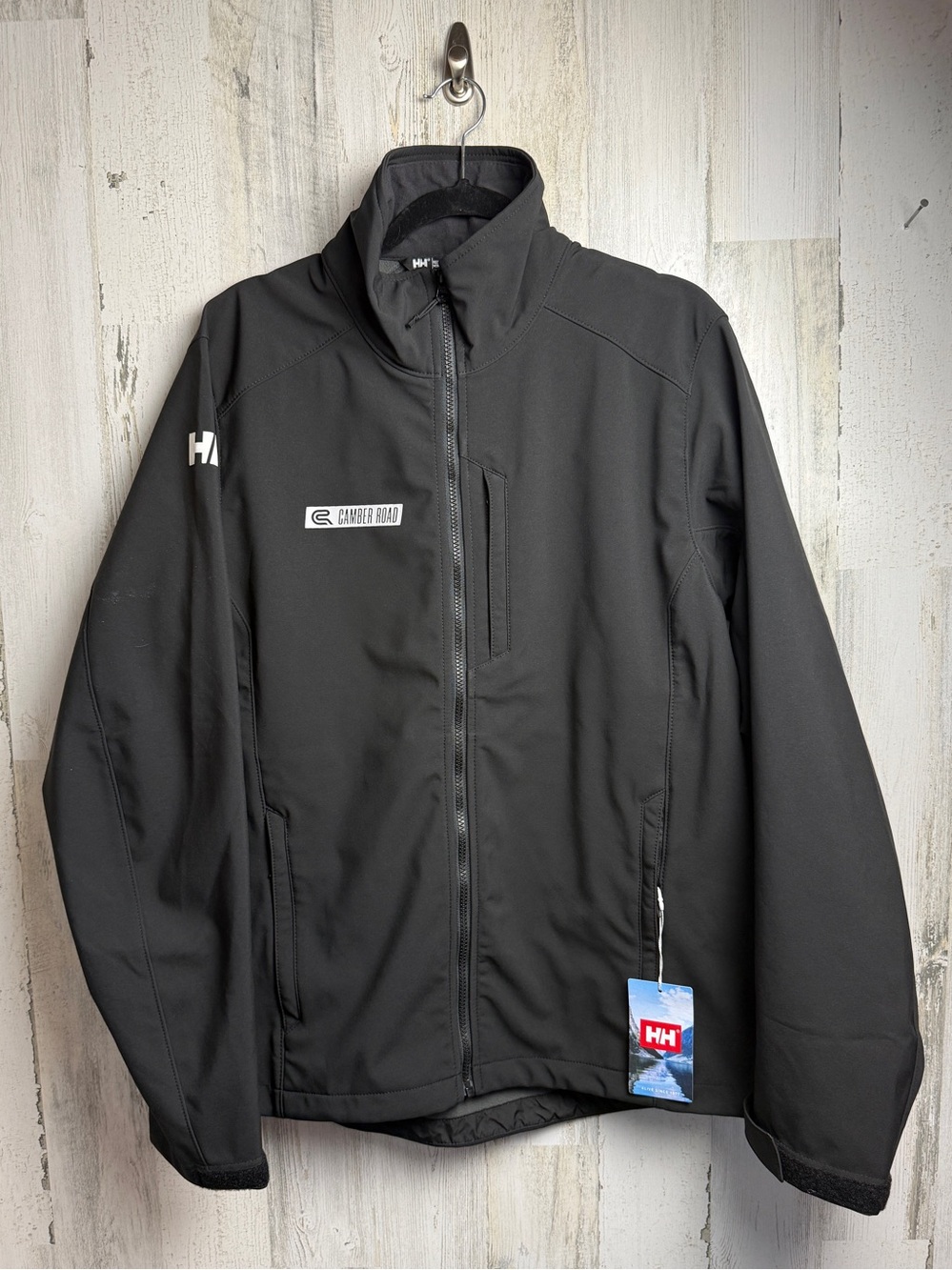 Helly Hansen Paramount Softshell Jacket Running L Black Full Zip  MSRP $130